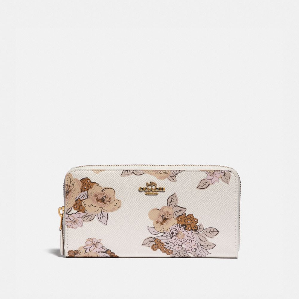 coach wallet floral