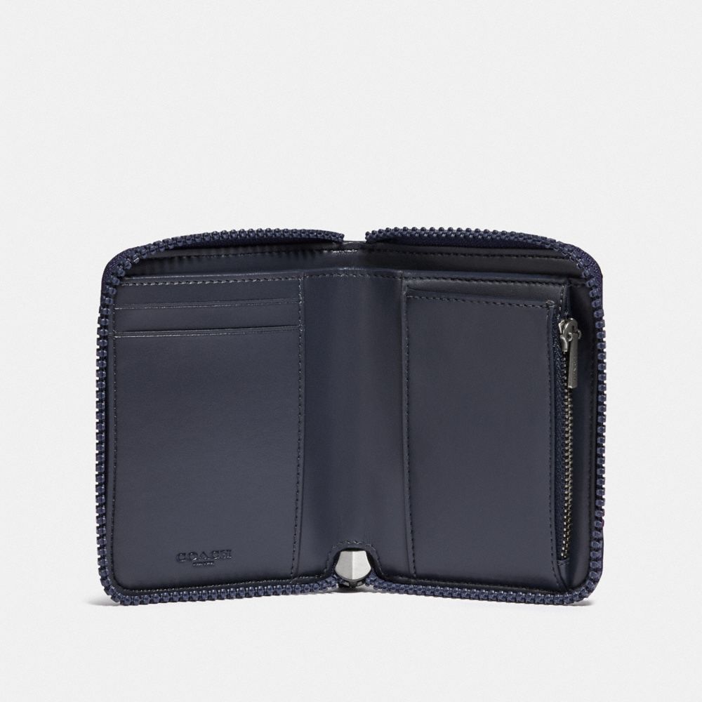 11501 COACH Small Zip Around Wallet Horse Carriage Print n Archive 