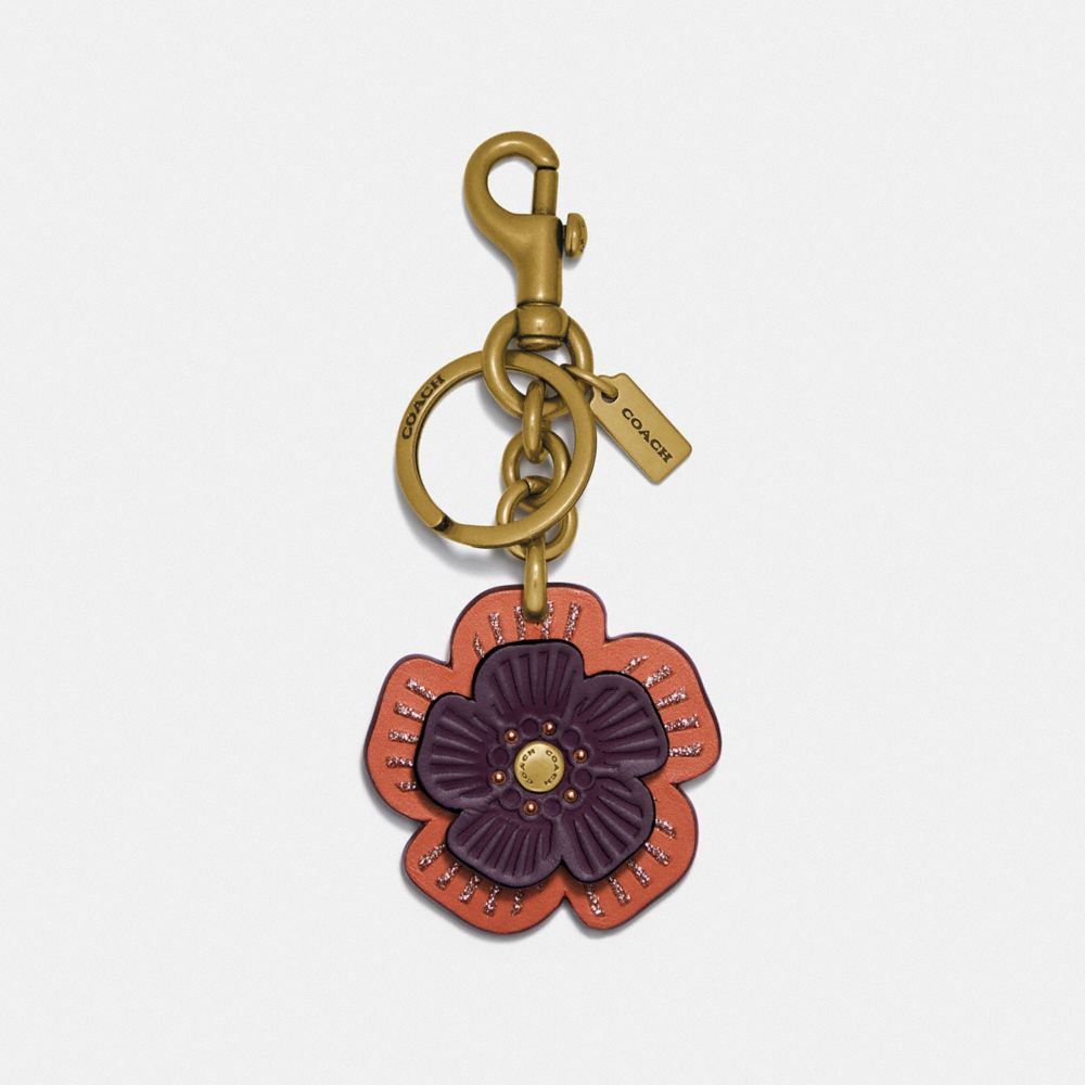 coach tea rose charm