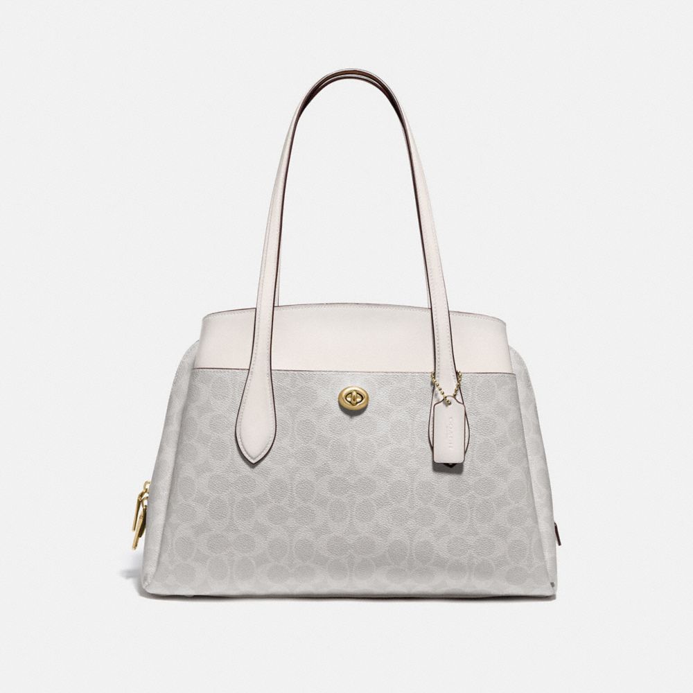 lora carryall in signature canvas