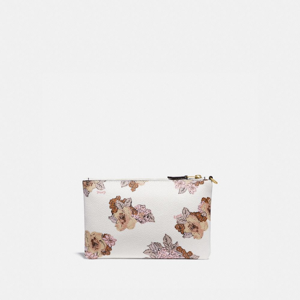 COACH Small Wristlet With Floral Bouquet Print