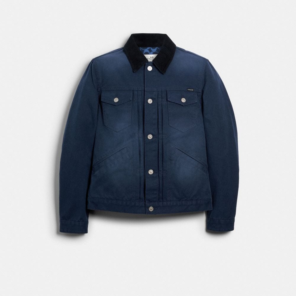 COACH® Outlet | WASHED DUCK TRUCKER JACKET