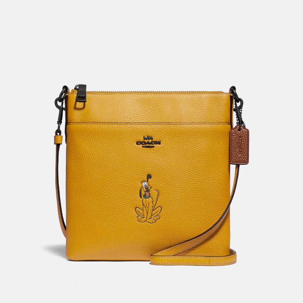 COACH Disney X Kitt Messenger Crossbody With Pluto Motif