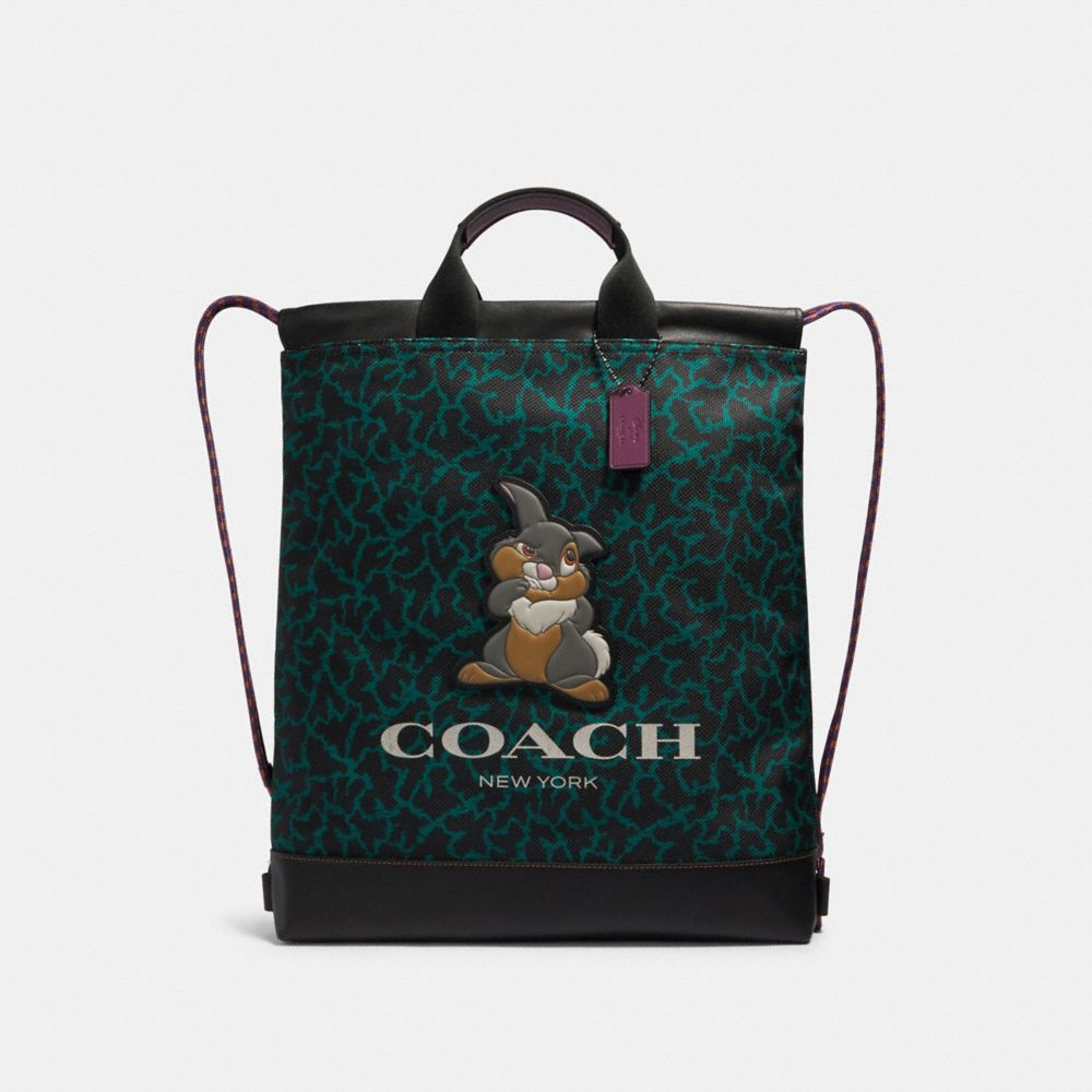 coach terrain drawstring backpack