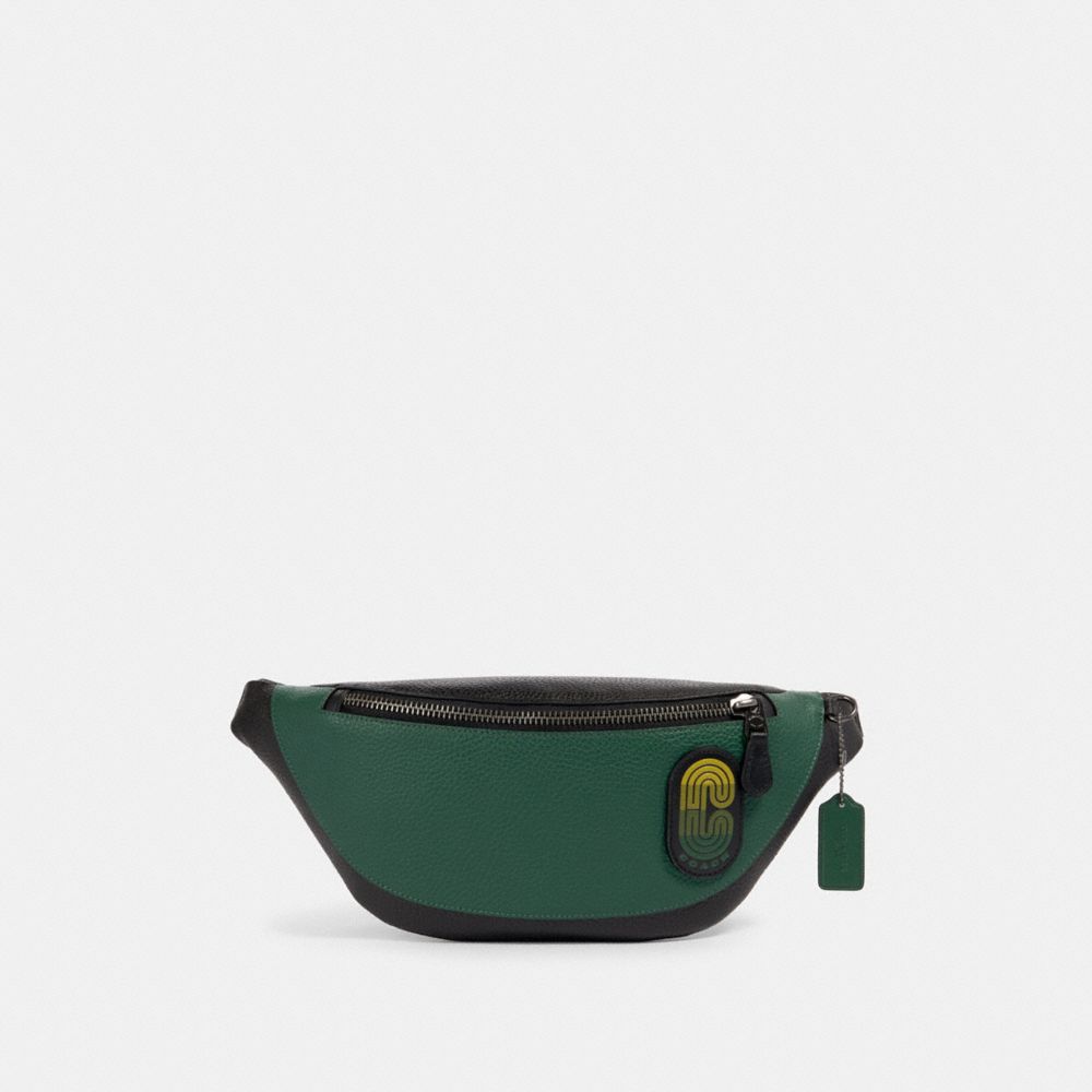 green coach wallet