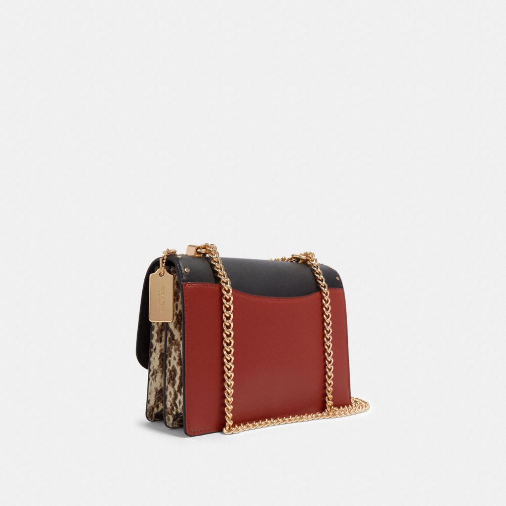 KLARE CROSSBODY IN SIGNATURE CANVAS WITH RIVETS - Alternate View 3