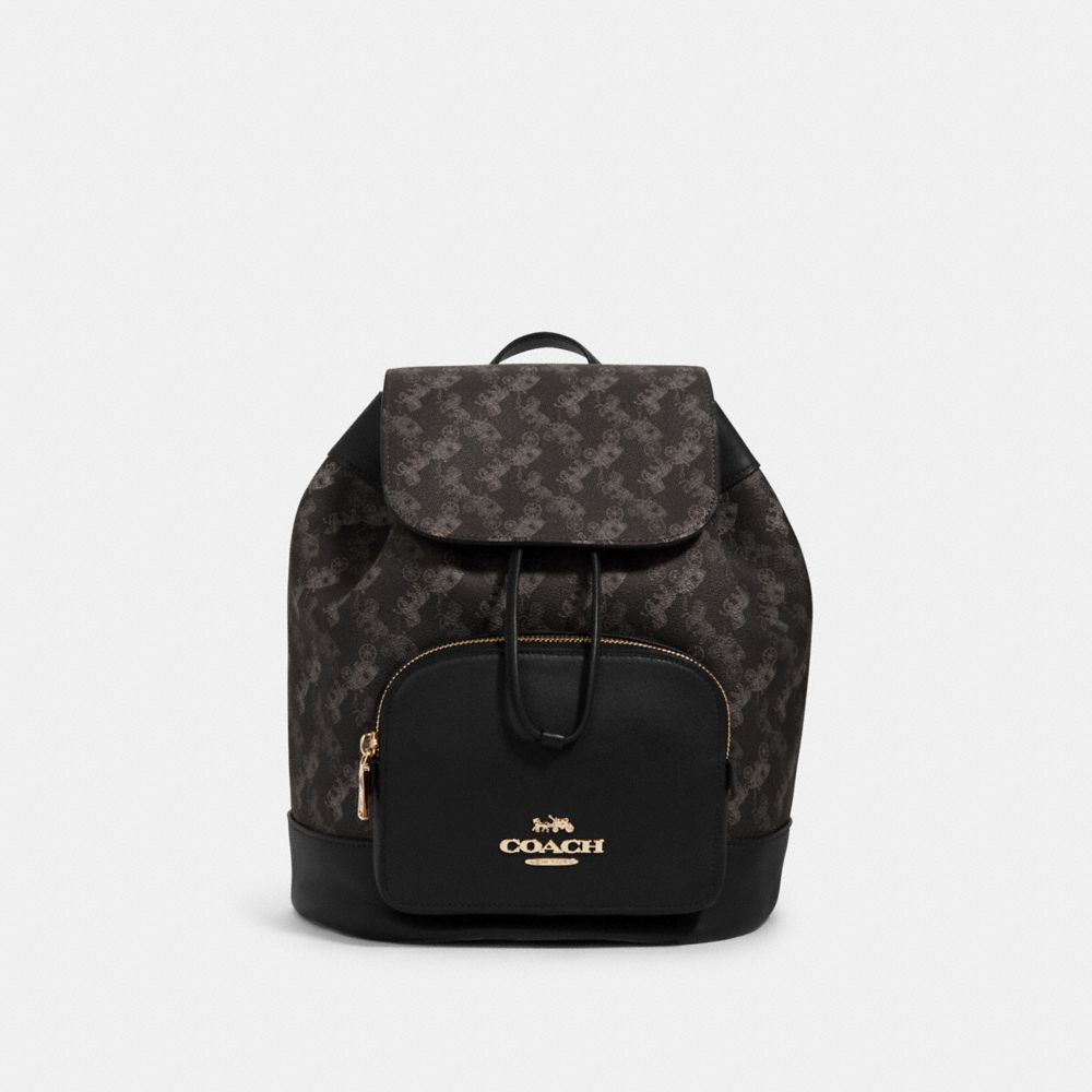 horse print backpack