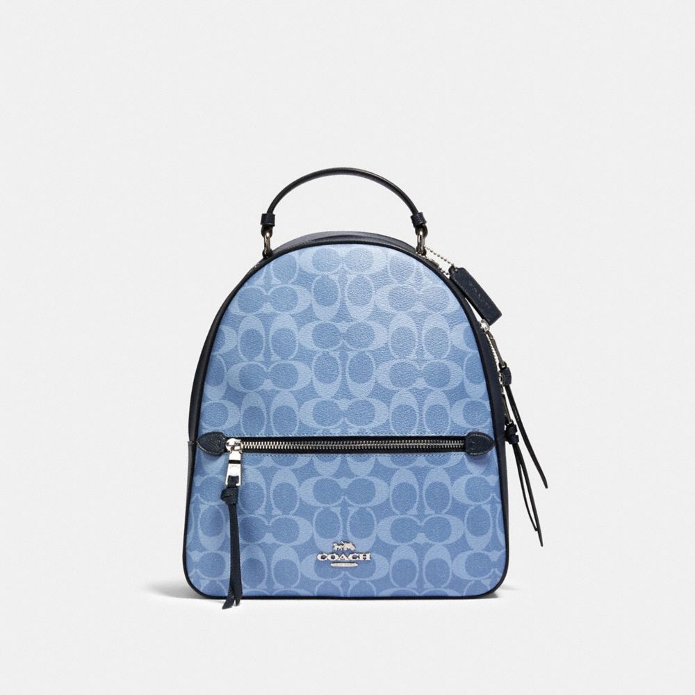 coach denim backpack
