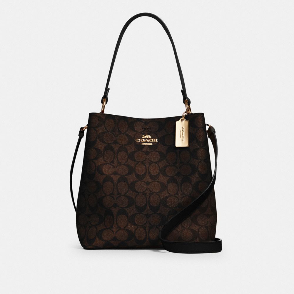 coach signature bucket bag