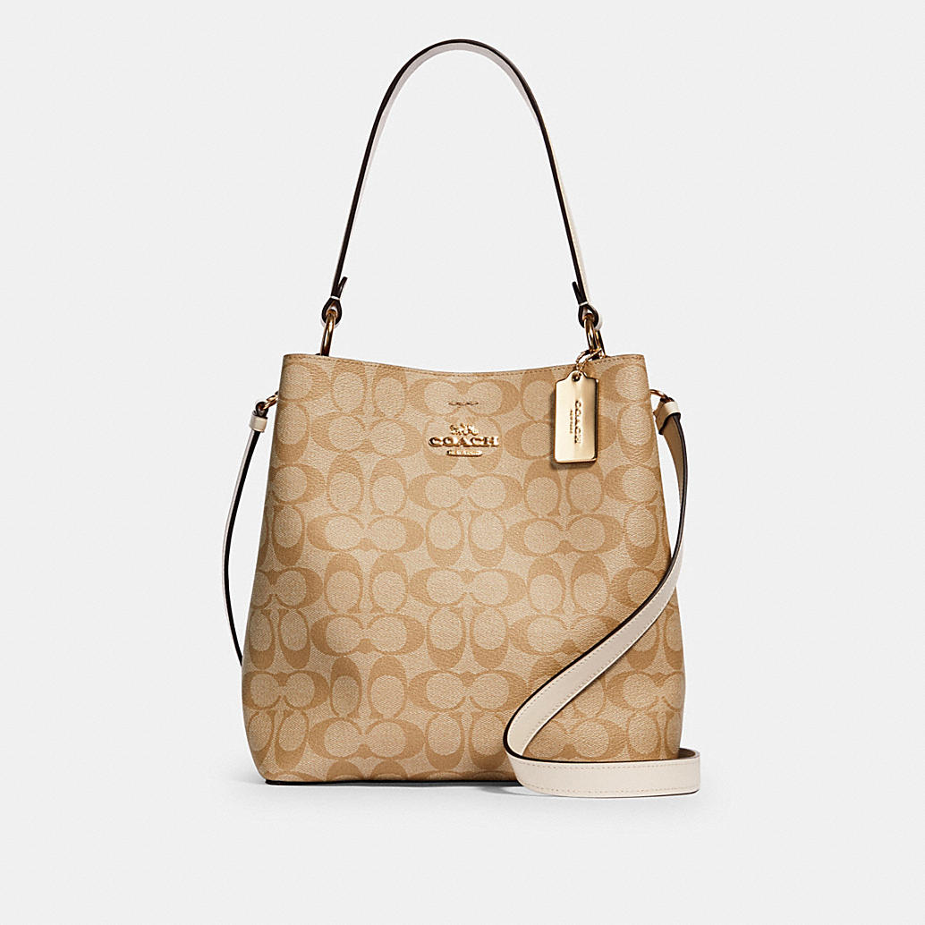 coach small town bucket bag in signature canvas COACH® Outlet | Town Bucket Bag In Signature Canvas
