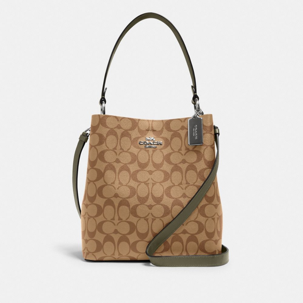 COACH® Outlet | TOWN BUCKET BAG IN SIGNATURE CANVAS