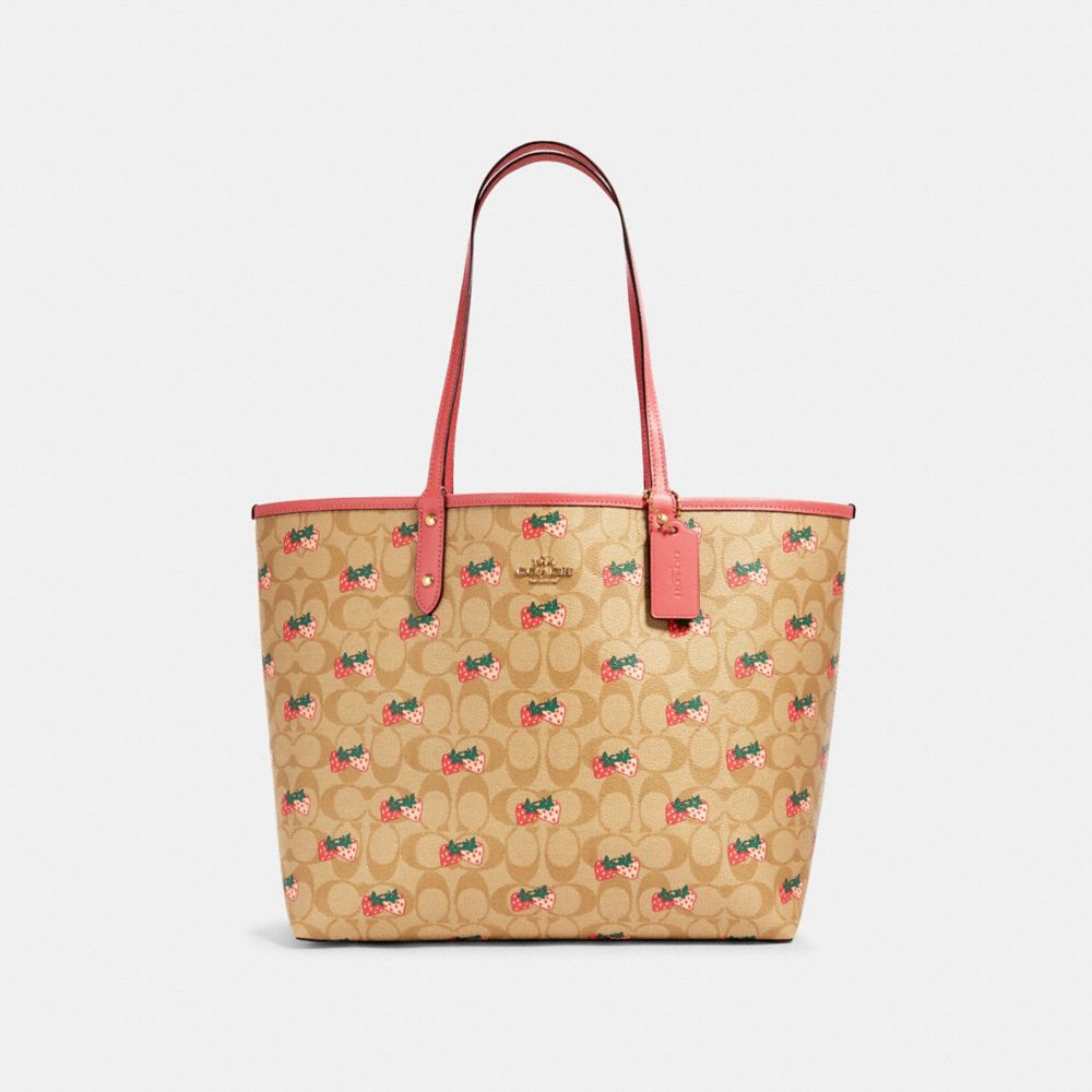 coach tote reversible bag