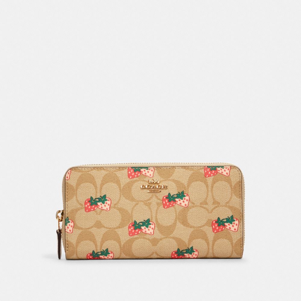 strawberry coach purse