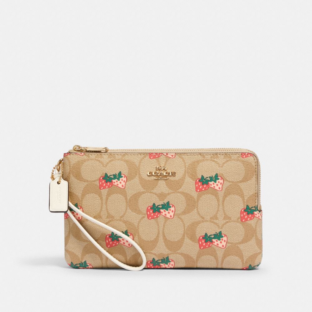 strawberry coach purse