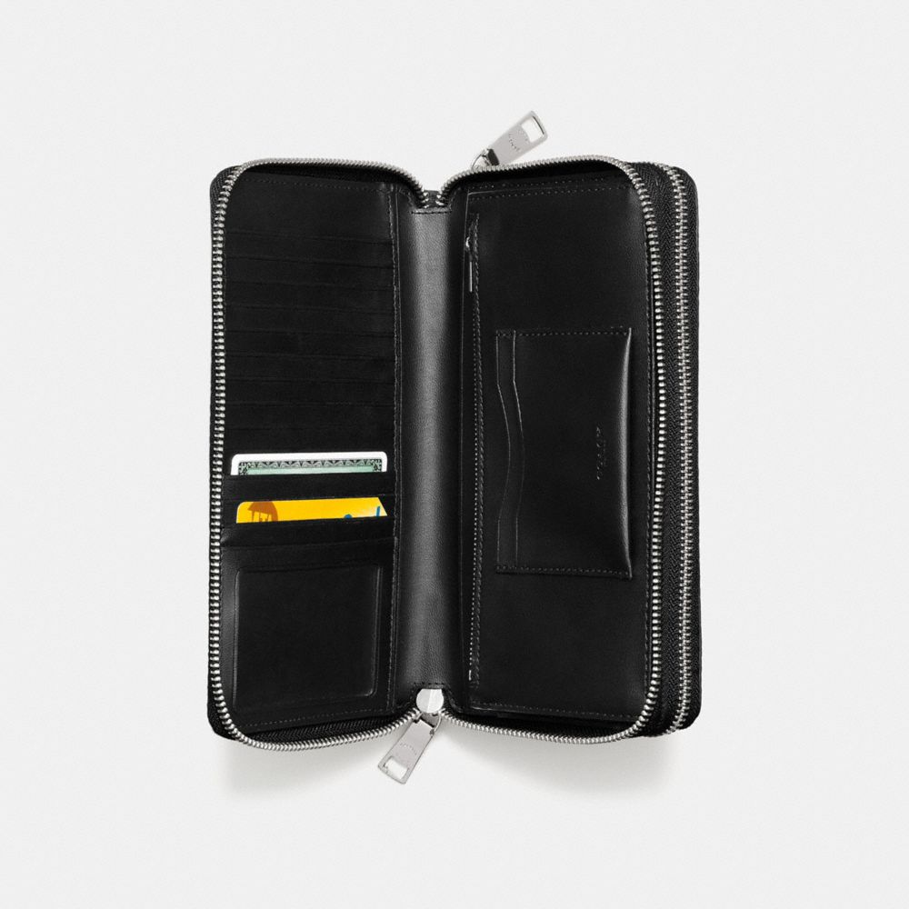 coach mens travel wallet