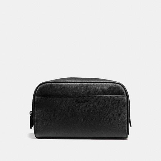 COACH Mens Travel Kits | Carry-On Dopp Kit In Crossgrain Leather
