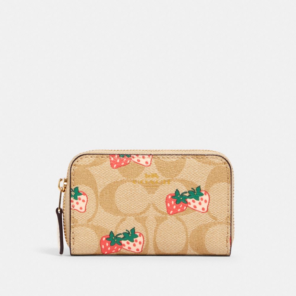 strawberry coach purse