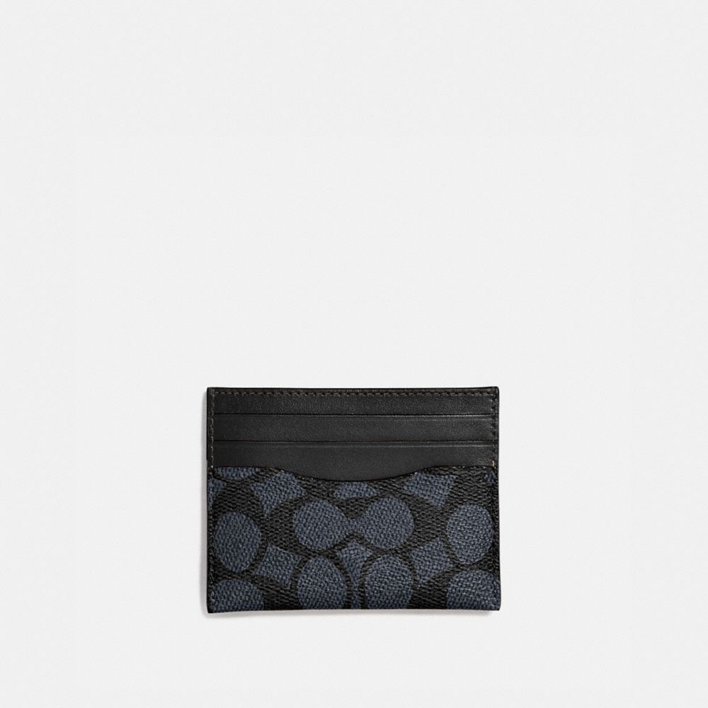 COACH Card Case In Signature Canvas