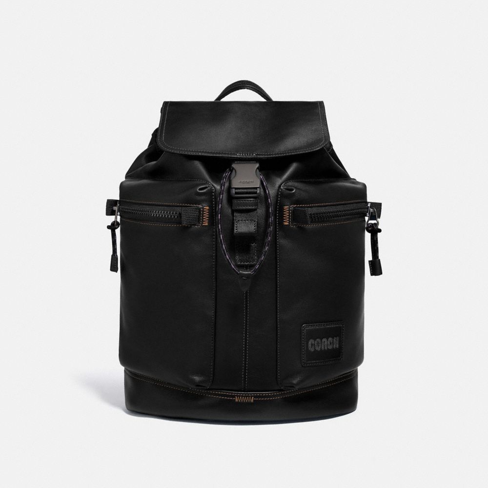 black utility backpack