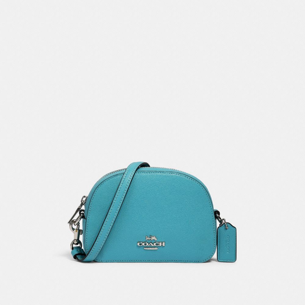 aqua blue purse