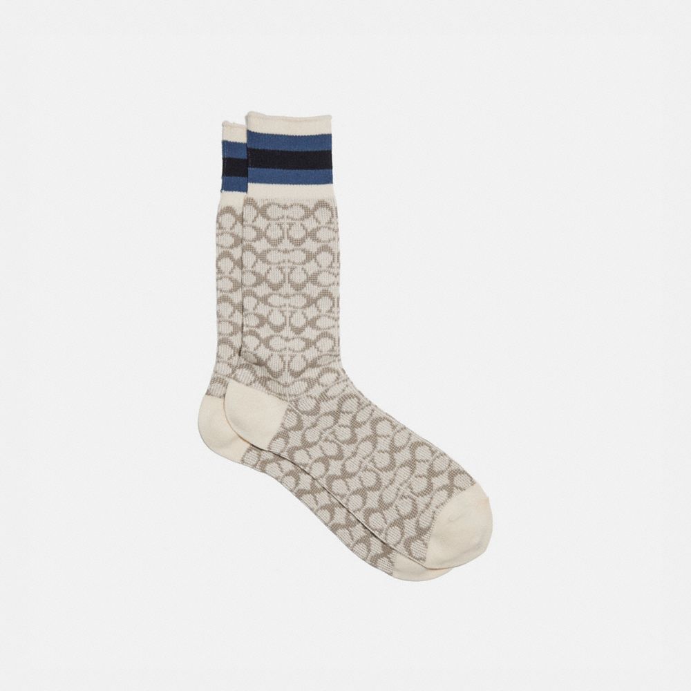 COACH Signature Socks
