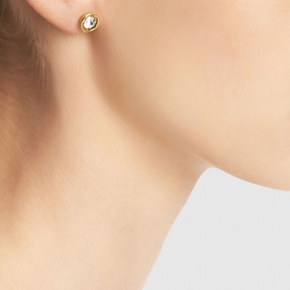 Halo Stud Earrings COACH