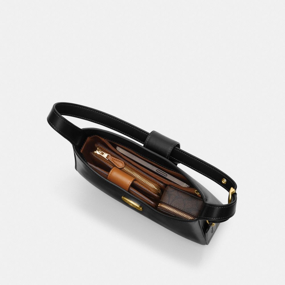 COACH®,Eliza Shoulder Bag With Zipper Closure,Shoulder Bag,Logo,Casual,,Collection