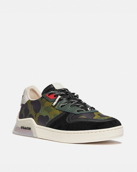 CITYSOLE COURT SNEAKER WITH CAMO PRINT