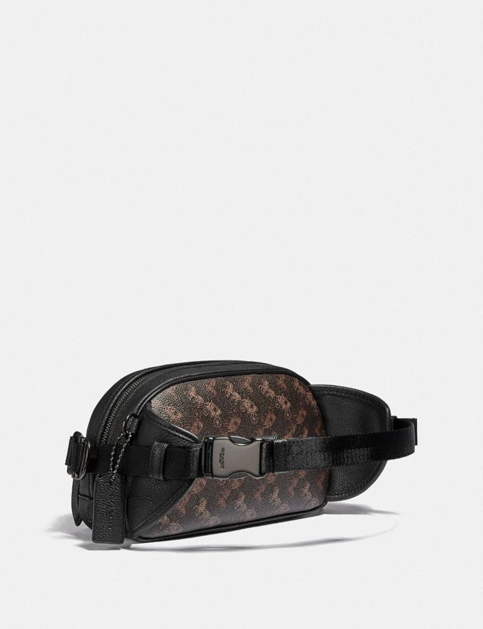 Coach Hitch Belt Bag With Horse and Carriage Print Black Copper/Truffle DEFAULT_CATEGORY Alternate View 1