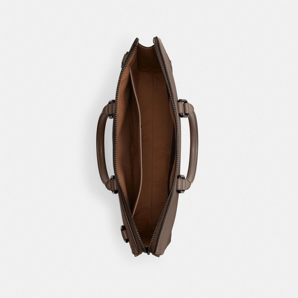 COACH®,GOTHAM FOLIO,Pebbled Leather,,Inside View,Top View