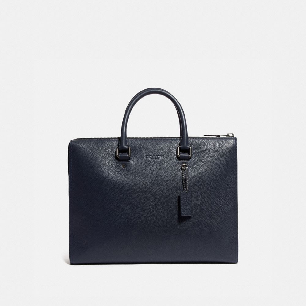 COACH®,GOTHAM FOLIO,Pebbled Leather,,Front View