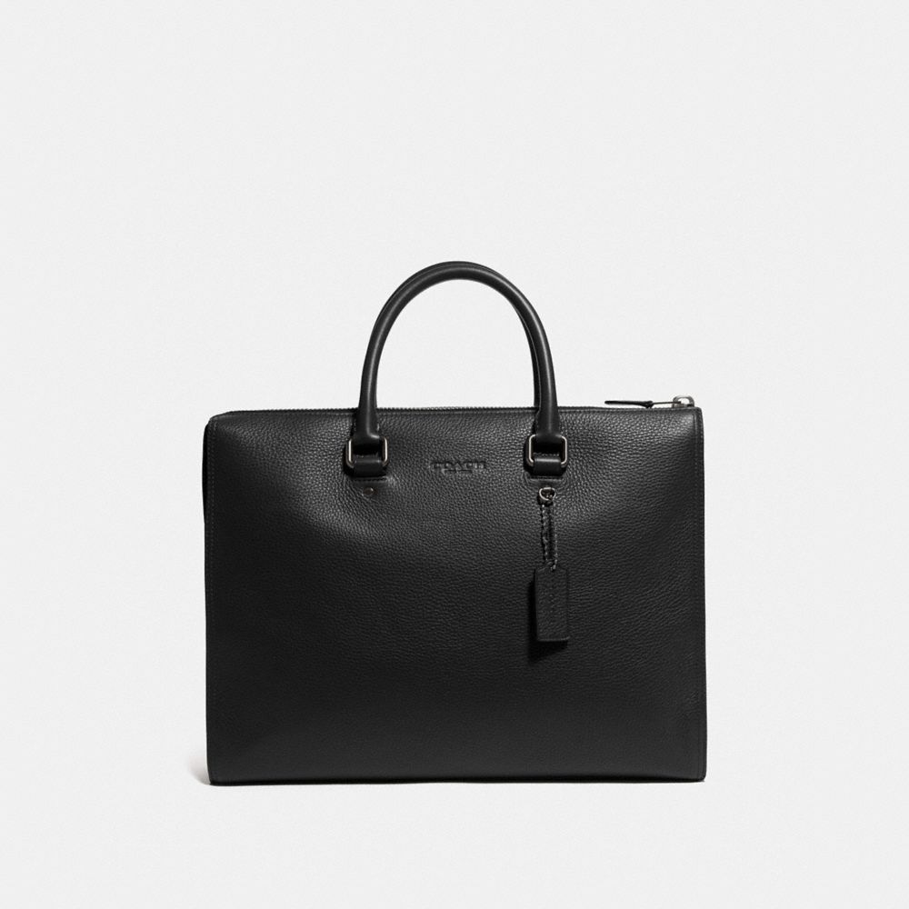 COACH®,GOTHAM FOLIO,Pebbled Leather,,Front View