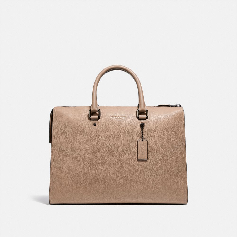 COACH®,GOTHAM FOLIO,Pebbled Leather,,Front View