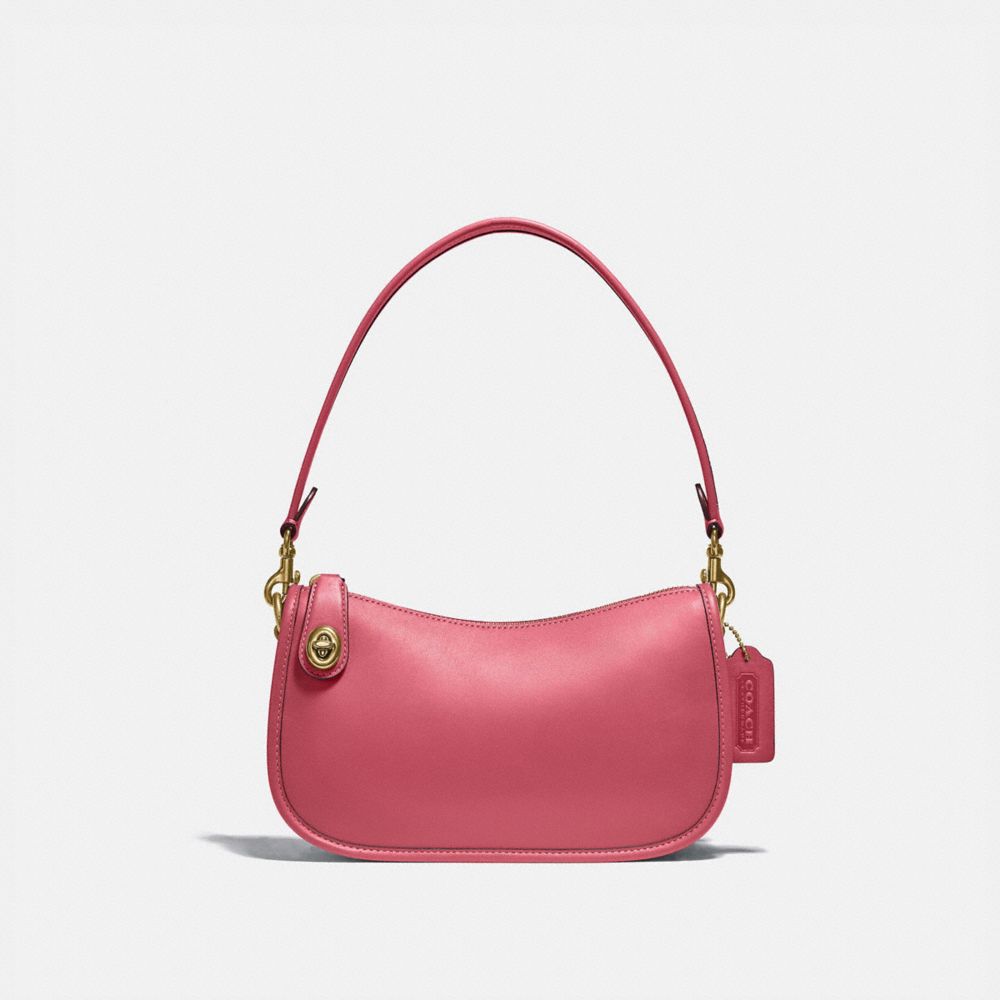 Coach pink small discount bag