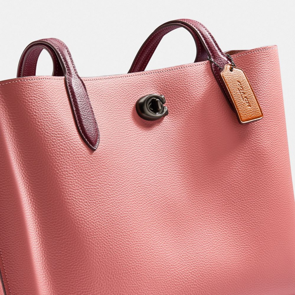 coach pink tote