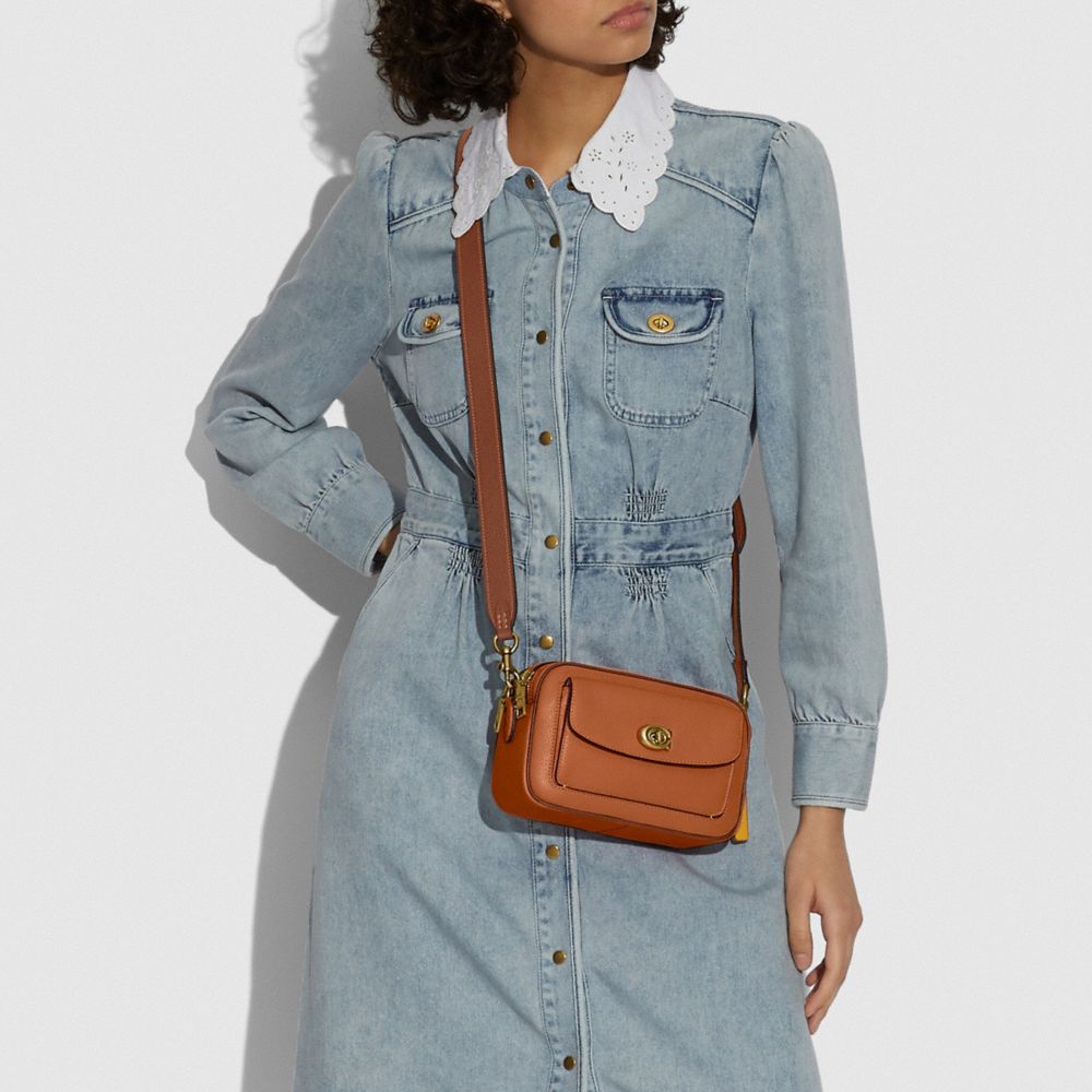 COACH Willow Camera Bag In Colorblock