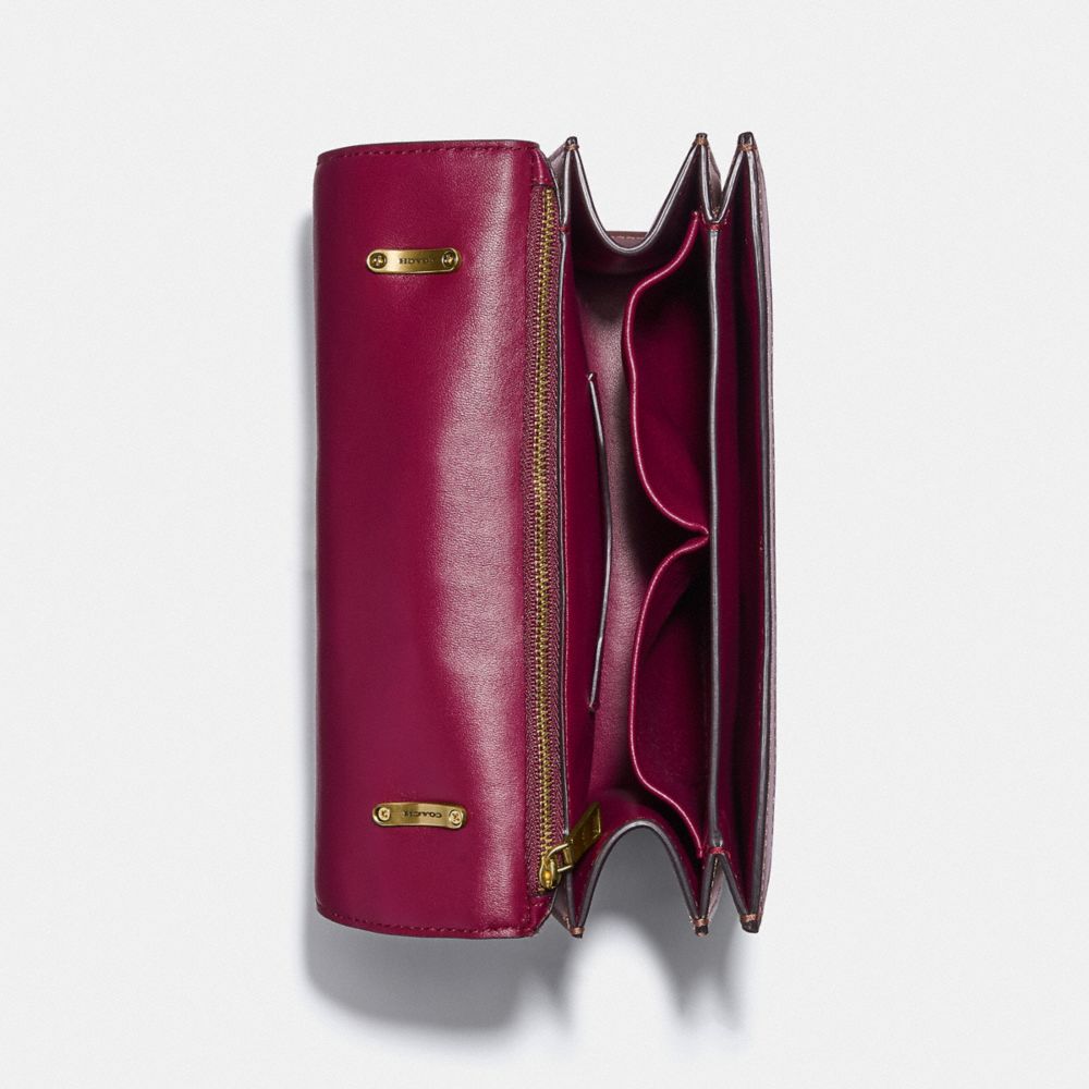 COACH Alie Shoulder Bag In Signature Jacquard With Snakeskin Detail