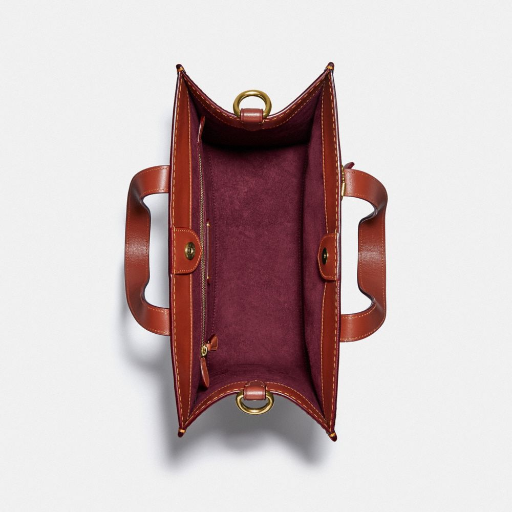 COACH Field Tote In Signature Canvas With Big Apple Skyline