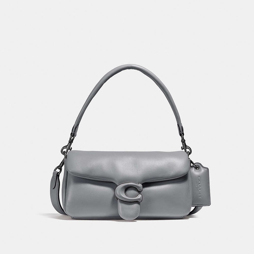 Coach Pillow Tabby Shoulder Bag 26 In Gray