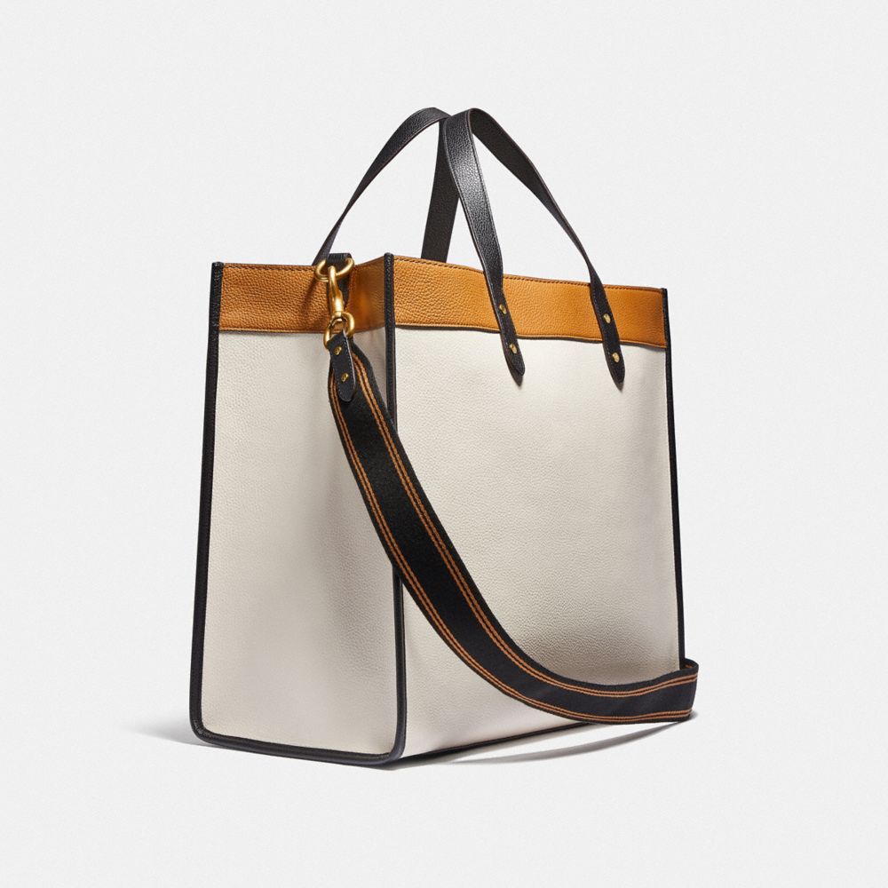 COACH Field Tote 40 In Colorblock With Badge
