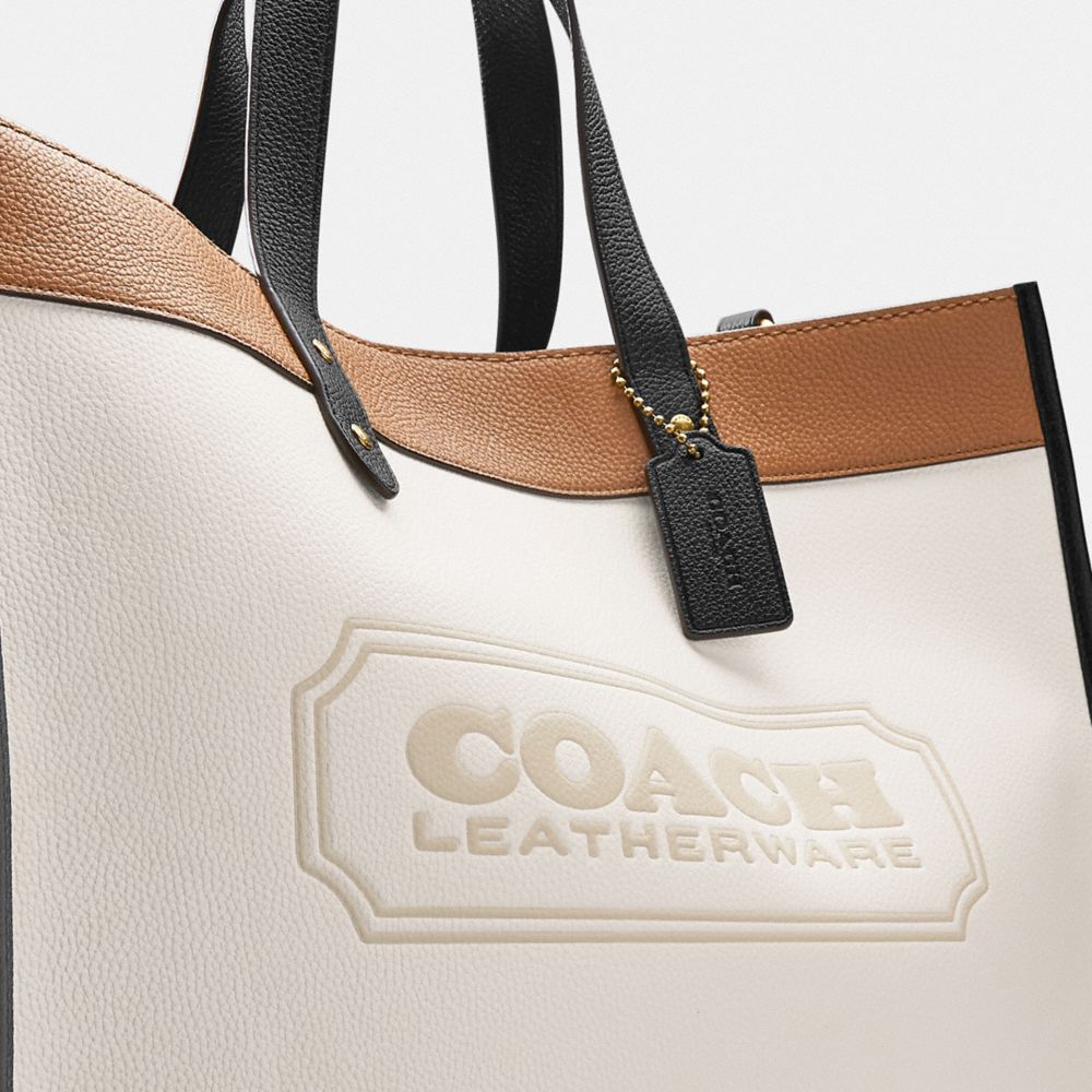 COACH Field Tote 40 In Colorblock With Badge