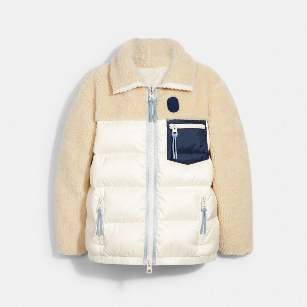 sherpa coach jacket