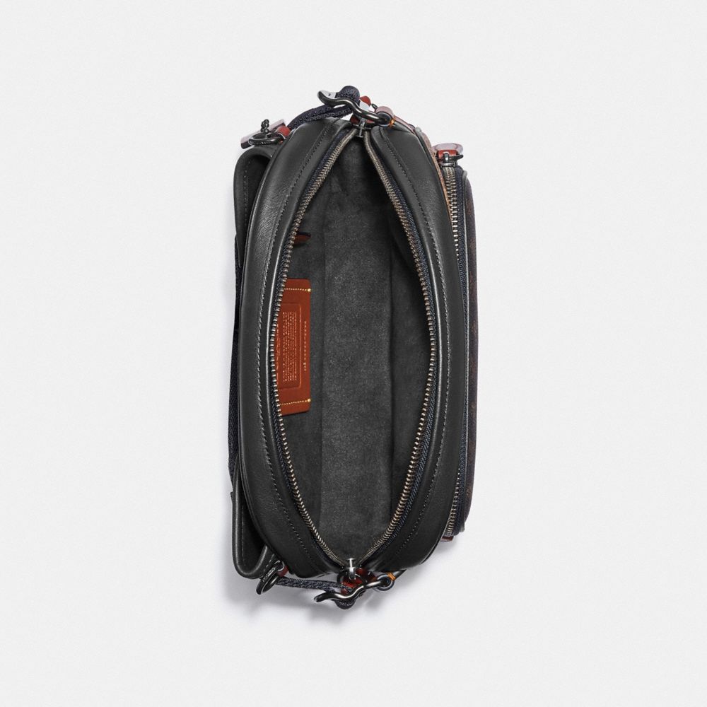 SAC CEINTURE HITCH EN TOILE EXCLUSIVE &Agrave; IMPRIM&Eacute; CHEVAL ET CAL&Egrave;CHE - Alternate View 2