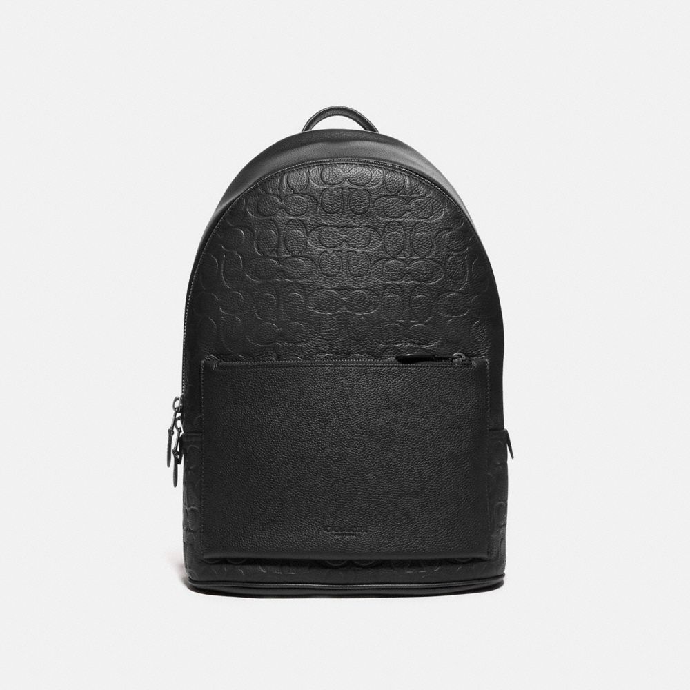 soft black backpack