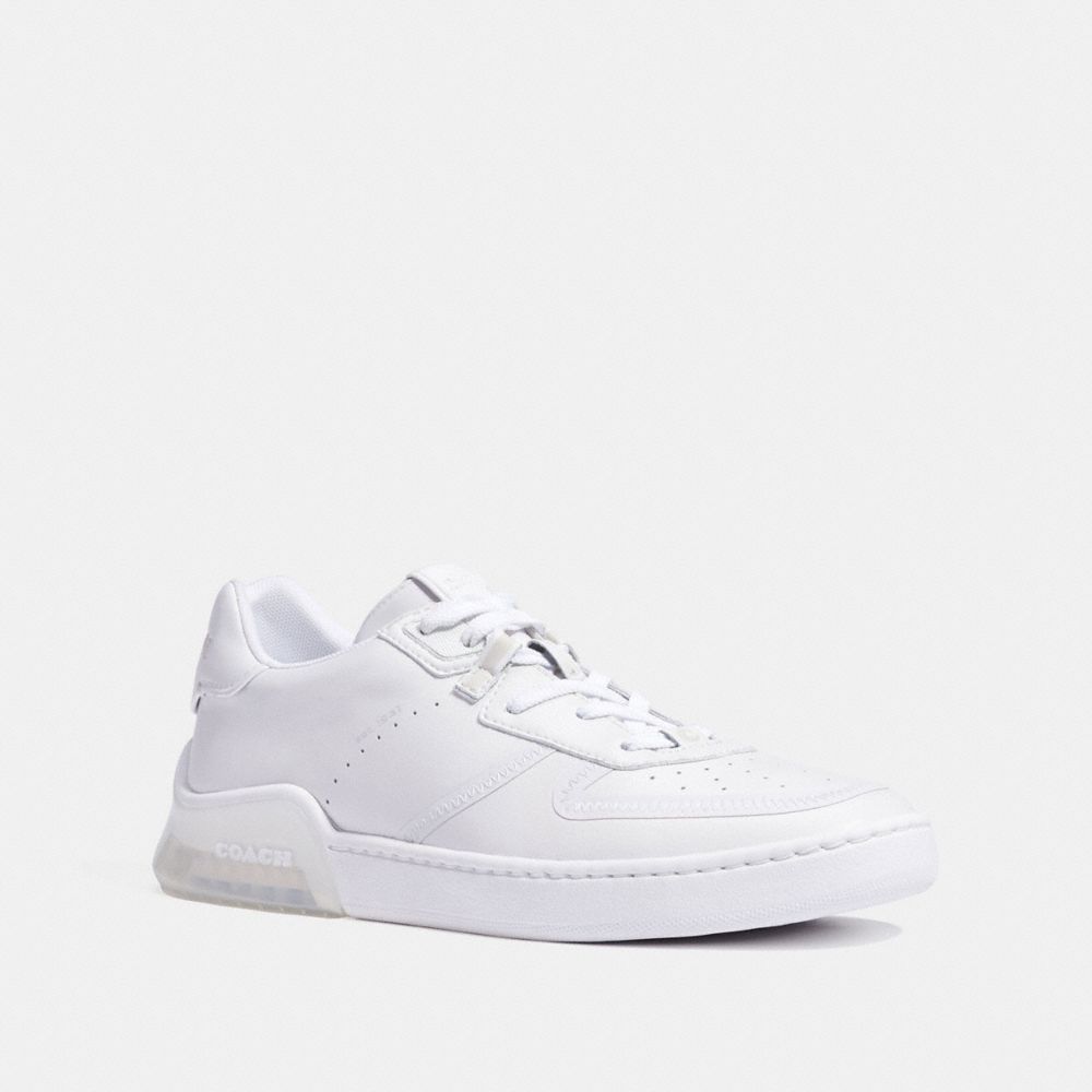 all white coach sneakers