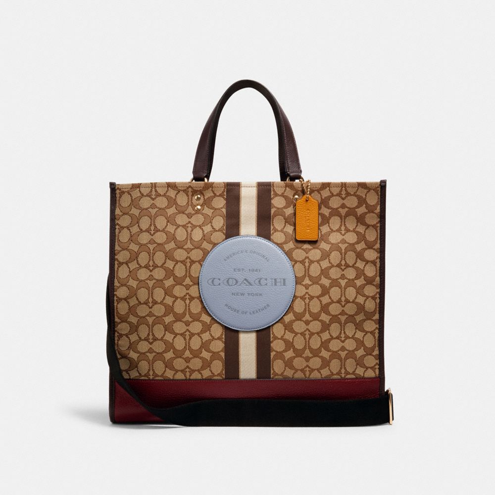 coach jacquard tote