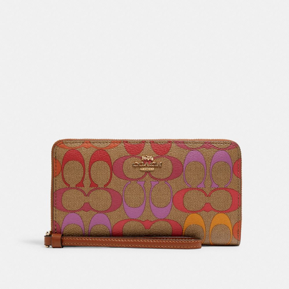 large coach wallet