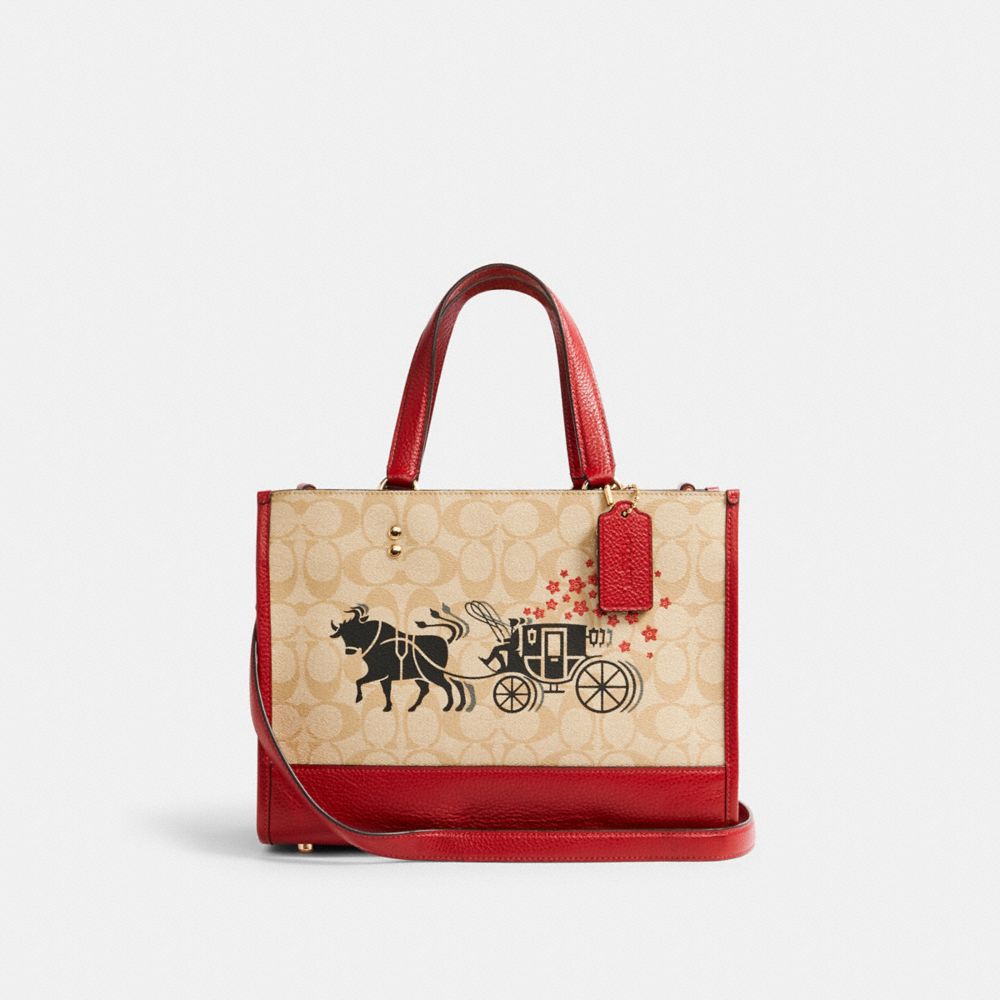 COACH® Outlet LUNAR NEW YEAR DEMPSEY CARRYALL IN SIGNATURE CANVAS
