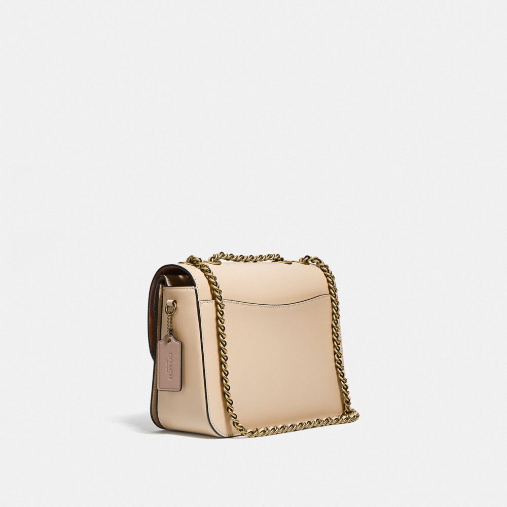 MADISON SHOULDER BAG WITH TEA ROSE KNOT - Alternate View 3