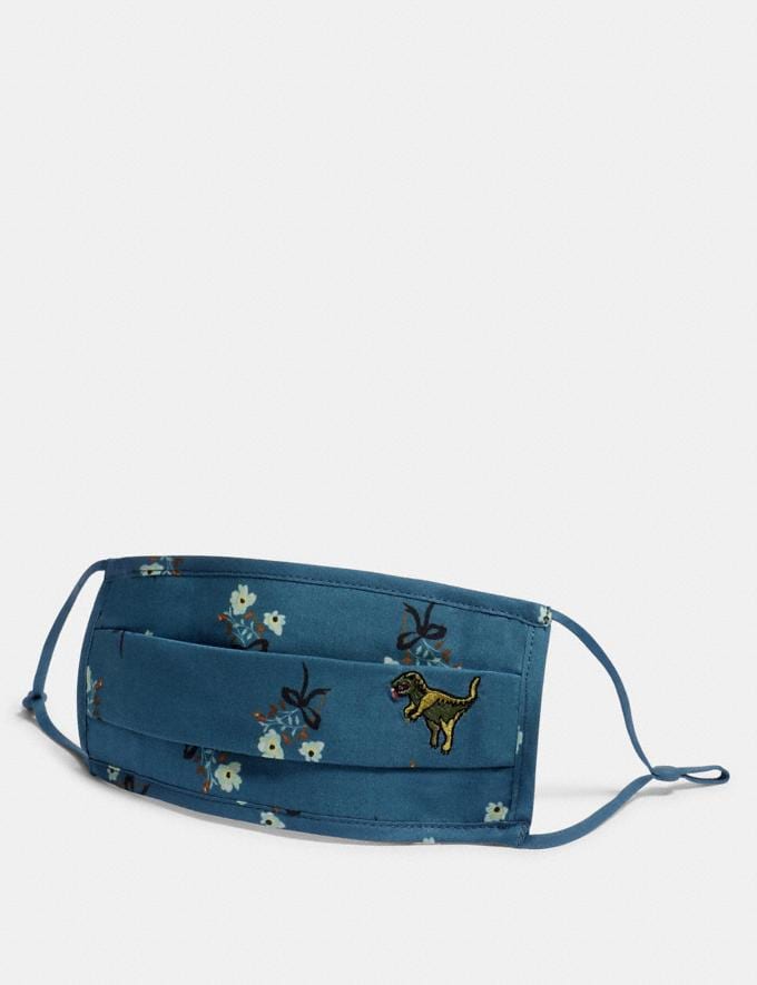 BaubleBar Face Mask in Floral Blue Womens Accessories Face masks 